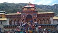 The badrinath temple of uttarakhand,India. Royalty Free Stock Photo