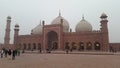 Badshahi Mosque most iconic landmarks of pakistan Royalty Free Stock Photo