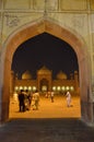 Badshahi Mosque at Night , Lahore, Punjab, Pakistan