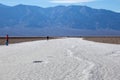 Badwater Basin Salt Flats, Death Valley National Park. California Royalty Free Stock Photo