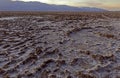 Badwater Basin salt pan, Death Valley Royalty Free Stock Photo