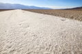 Badwater Basin at sunset, Death Valley National Park, USA Royalty Free Stock Photo