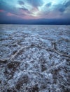 Badwater Basin Sunset Royalty Free Stock Photo