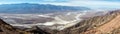 Panoramic Landscape from Dante's View, Death Valley National Park, California Royalty Free Stock Photo