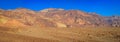 Badwater Bassins and his Mountains of Colored Rocks Royalty Free Stock Photo