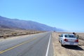 Badwater Road, Death Valley National Park, Inyo County, California, USA Royalty Free Stock Photo