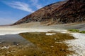 Death Valley National Park, Badwater in Spring, California, USA Royalty Free Stock Photo