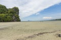 Bae Na Hill and blue sky at Hat Chao Mai National Park, Trang