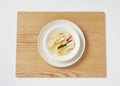 Baek-Kimchi on a white plate. Royalty Free Stock Photo
