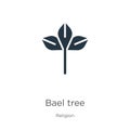 Bael tree icon vector. Trendy flat bael tree icon from religion collection isolated on white background. Vector illustration can