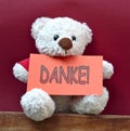 Baerchen: Danke! Royalty Free Stock Photo