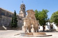 Baeza Cathedral in Jaen, Spain, from Plaza de Santa Maria Saint Mary square