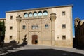 Front view of Jabalquinto Palace, Baeza, Spain. Royalty Free Stock Photo