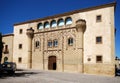 Front view of Jabalquinto Palace, Baeza, Spain. Royalty Free Stock Photo