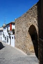 Old stone archway in the old town, Baeza, Spain.