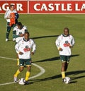 Bafana Bafana Soccer Team Practice