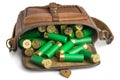 Bag with ammunition lying Royalty Free Stock Photo