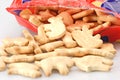 Bag of Animal Cookies Royalty Free Stock Photo