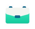 Bag case briefcase single isolated icon with gradient style