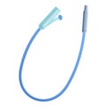 Bag catheter icon, cartoon style