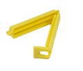 Bag clips isolated Royalty Free Stock Photo