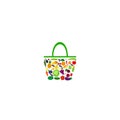 Bag with fruits and vegetable