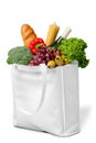 Bag full of groceries Royalty Free Stock Photo