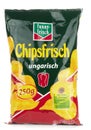 A bag of Funny-Frisch potato crisps Royalty Free Stock Photo