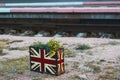 Bag with flowers on it