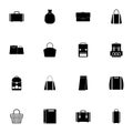 Bag icon - Expand to any size - Change to any colour. Perfect Flat Vector Contains such Icons as backpack, purse, suitcase, valise