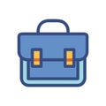 Bag Icon for Messenger Services Royalty Free Stock Photo