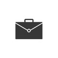 Bag icon vector, flat design best vector icon Royalty Free Stock Photo