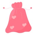 bag menstrual cup storage transport colored icon