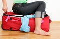 Bag pack luggage Royalty Free Stock Photo