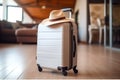 Traveler bag suitcase baggage Royalty Free Stock Photo