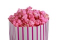 Bag of Pink popcorn