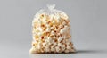 Bag of popcorn isolated on white background Royalty Free Stock Photo