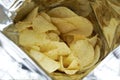 Bag of potato chips or packet of crisps