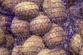 bag of potatoes close up Royalty Free Stock Photo
