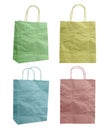 Bag recycle paper craft stick icon Royalty Free Stock Photo