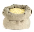 A bag of rice Royalty Free Stock Photo