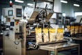 A bag of rice rests gracefully on top of a powerful pasta factory machine, ready to be transformed into delicious pasta