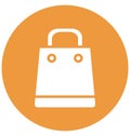 Bag, shopper Isolated Vector Icon That can be very easily edit or modified.