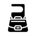 bag stylist glyph icon vector illustration