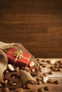 Bag with treats, for Dutch holiday 'Sinterklaas'