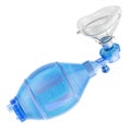 Bag Valve Mask, Ambu bag, manual resuscitator, self-inflating bag. 3D rendering