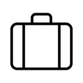 Bag thin line vector icon Royalty Free Stock Photo