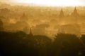 Bagan ancient city in dust