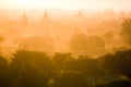 Bagan ancient city in dust