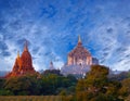 Bagan archaeological zone, Myanmar Royalty Free Stock Photo